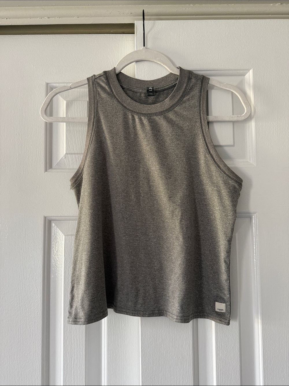 Vuori Heathered Gray Athletic Tank